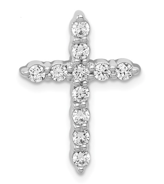 Lab grown diamond cross