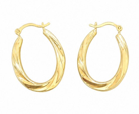 Precious Metal (No Stones) Earring