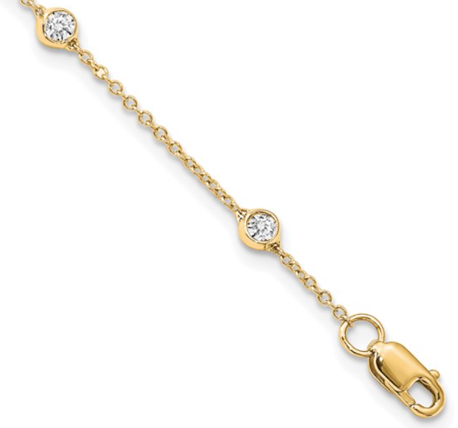 Lab grown diamond bracelet