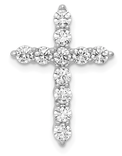 Lab grown diamond cross