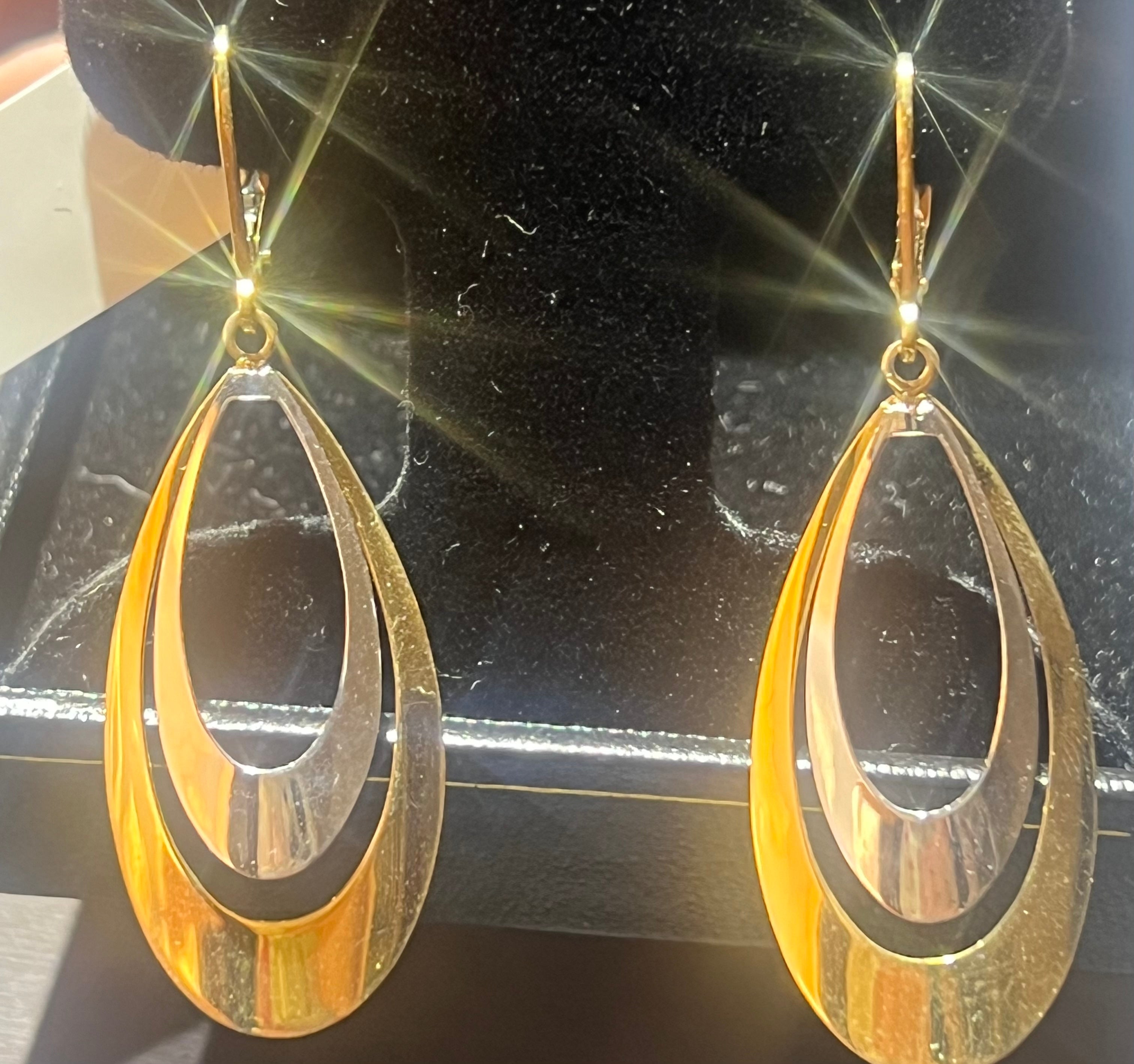 Precious Metal (No Stones) Earring