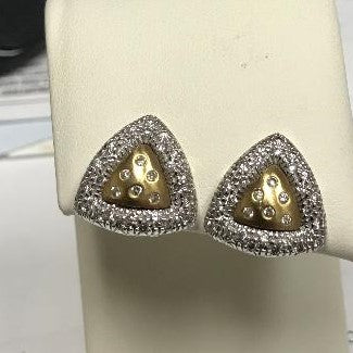 Precious Metal (No Stones) Earring