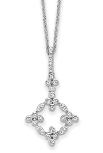 Lab grown diamond pendant