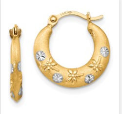Precious Metal (No Stones) Earring