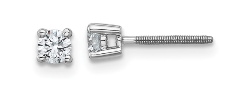 Lab grown diamond stud earrings