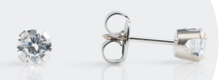 Precious Metal (No Stones) Earring