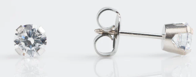 Precious Metal (No Stones) Earring