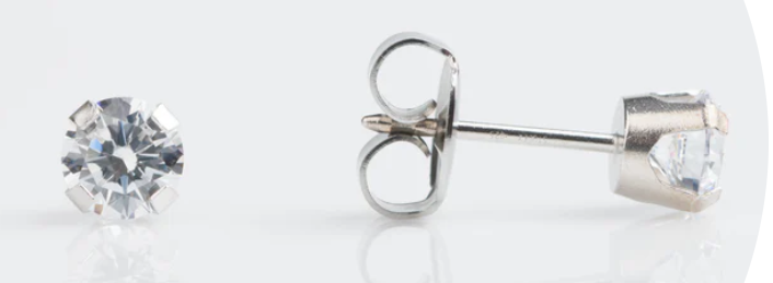 Precious Metal (No Stones) Earring