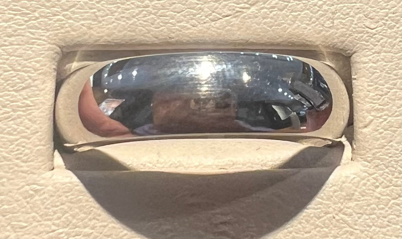 Mens Platinum Wedding Band