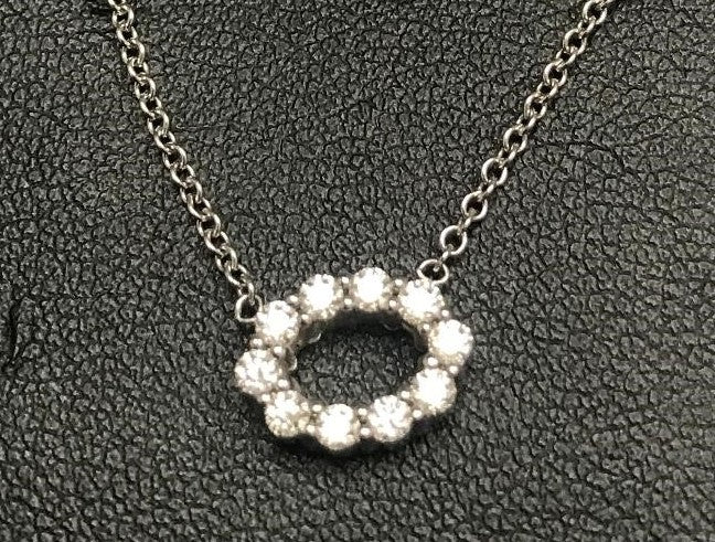 Womens Diamond pendant necklace