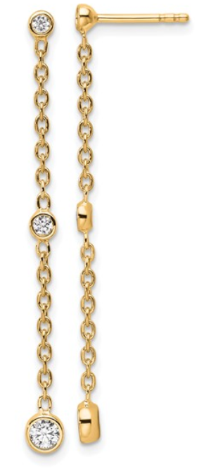 Lab grown diamond earrings