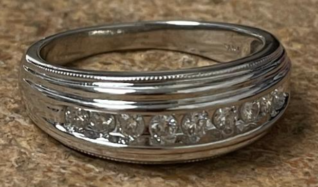 Mens Diamond Wedding Band