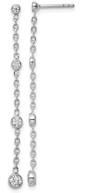 Lab grown diamond earrings