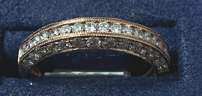 Womens Diamond Wedding Band