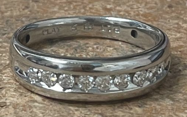 Mens Diamond Wedding Band
