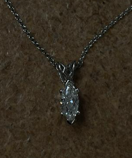 White Gold Diamond Pendant