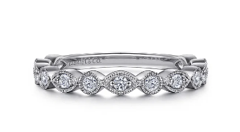 Diamond Wedding Bands  -  Women'