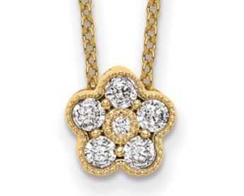 Lab grown diamond necklace