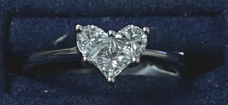 Diamond Heart Ring