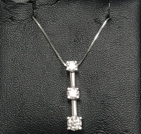 White Gold Diamond Pendant