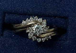 Diamond Engagement Ring/Wedding Band