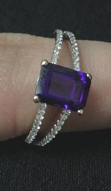 Colored Stone Rings  -  Women'