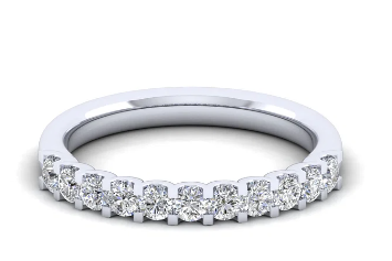 Diamond Wedding Bands  -  Women'