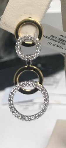 Diamond Multi Circle Fashion Earrings