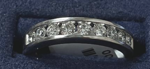 Diamond Wedding Band.