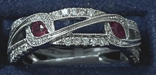 Womens Diamond Wedding Band