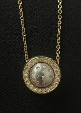 Yellow Gold Circle Pendant